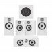 Bowers & Wilkins 606 & 607 S3 Surround Sound Speaker Package, White