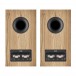 BW 606 S3 bookshelf speakers, oak - rear