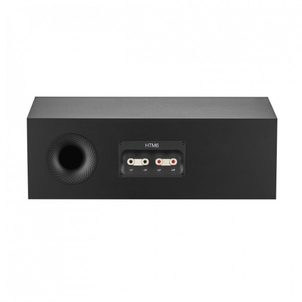 Bowers & Wilkins HTM6 S3 Centre Speaker, Black - rear