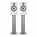 Bowers & Wilkins 606 S3 Bookshelf Speakers (Pair) with Stands, Oak