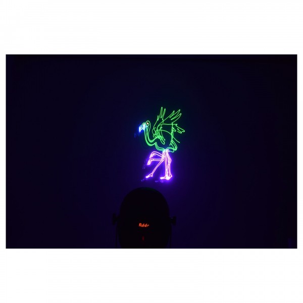 QTX Mesmerizer 3D Animation Laser with LED Par Lights