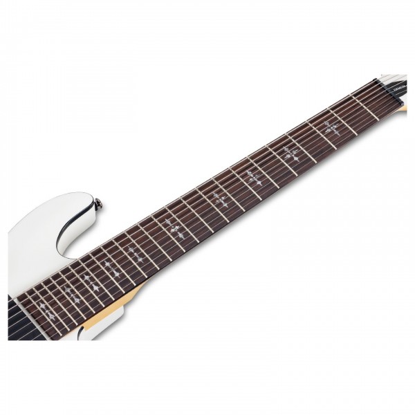 Schecter Demon-8 8 String, Vintage White Neck
