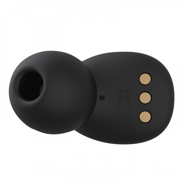 Yamaha TW-E3C True Wireless Earbuds, Black Close Up View