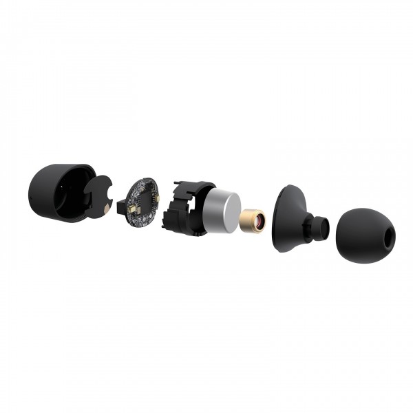 Yamaha TW-E3C True Wireless Earbuds, Black Internal View