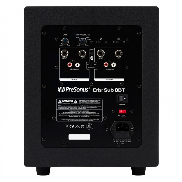 Eris 8BT Subwoofer MK2 - Rear