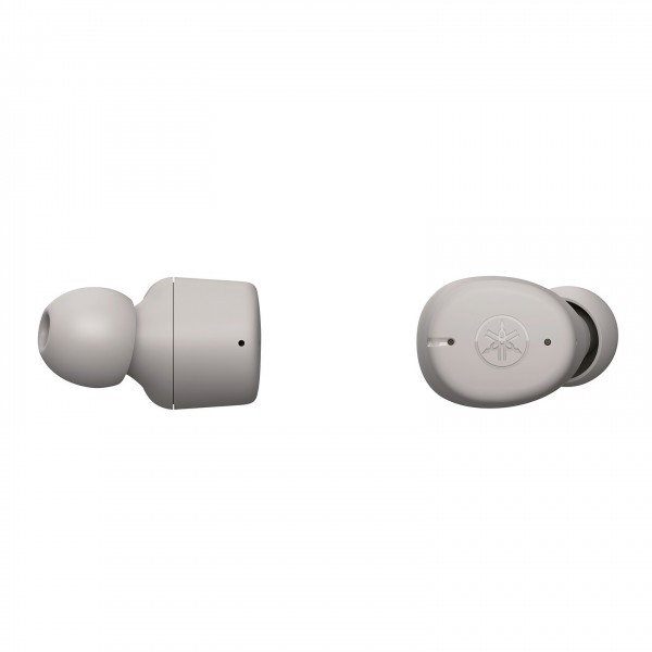 Yamaha TW-E3C True Wireless Earbuds, Beige Pair View 2