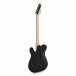 SubZero Paradigm Baritone Electric Guitar, Black Burl Burst