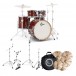 Gretsch Catalina 22'' 5pc, Hardware & Cymbal Pack, Esmalte Nogal