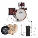 Gretsch Catalina Jazz 4pc, DW Hardware & Becken-Paket, antik gebrannt