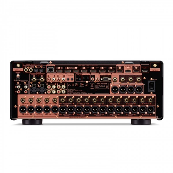 Marantz AV 10 Pre-Amplifier rear view and connections