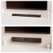 Devialet Dione Soundbar, Black - shelf vs wall mounted placement