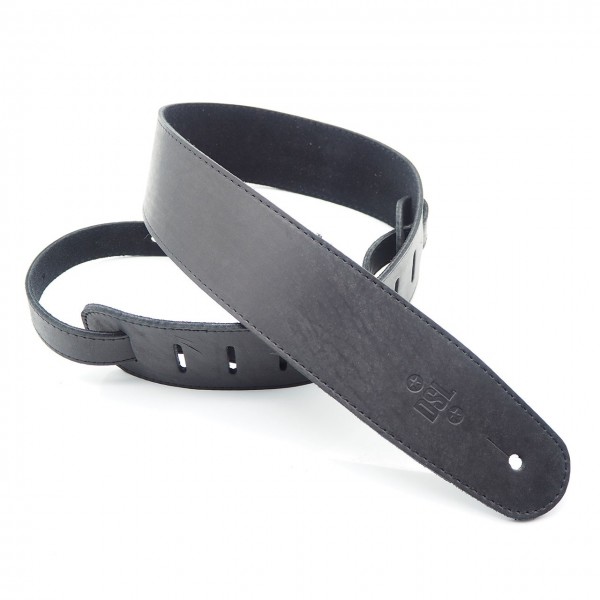 DSL Oily Finish 2.5" Guitar Strap, Black