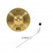Meinl HCS 8'' Splash Cymbal & Gear4music Grabber Arm