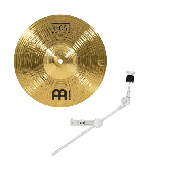 Meinl HCS 10'' Splash Cymbal & Gear4music Grabber Arm