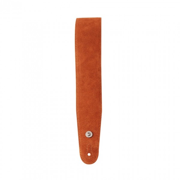 D'Addario Suede Guitar Strap, Honey - End