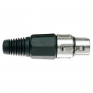 Stagg Female Pro XLR Plug, Nikel