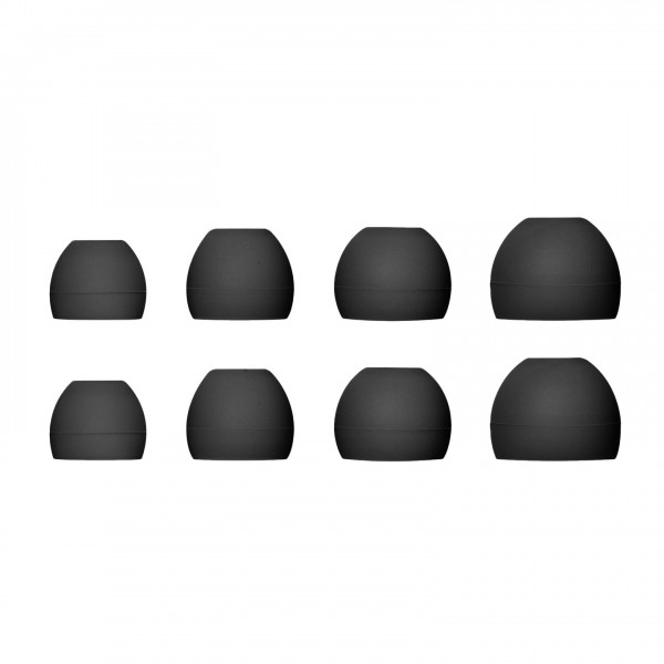 Yamaha ETP-30 Replacement Ear Tip Set for TW-E3C, Black Front View