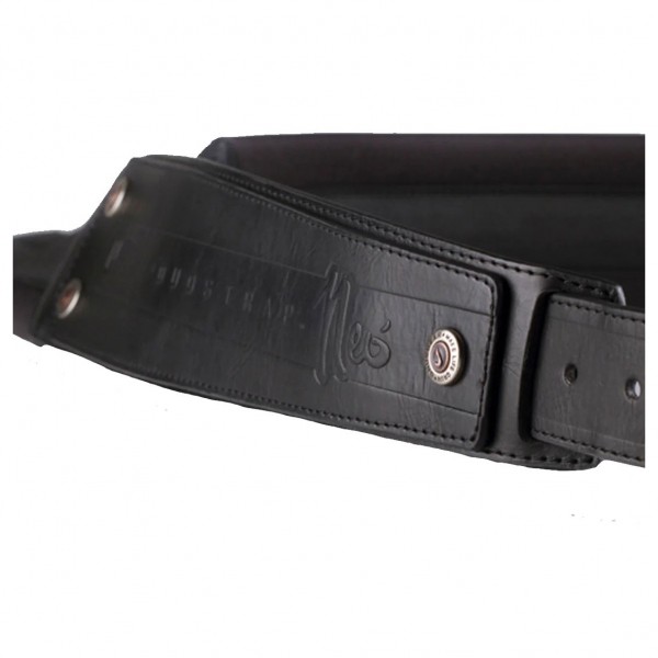 Gruv Gear DuoStrap Neo Ergonomic Double Guitar Strap, Black - Closeup