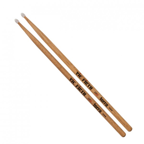 Vic Firth American Classic 5BN Terra Series Drumsticks, Nylon Tip