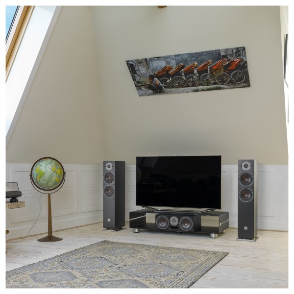 DALI OBERON 5 5.1 Speaker Package w/ E-9F Subwoofer, Black Ash