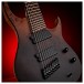 G4M 529 Pro Fanned Fret 8-String Electric Guitar, Grey Tide Fade