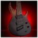 G4M 529 Pro Fanned Fret 8-String Electric Guitar, Grey Tide Fade