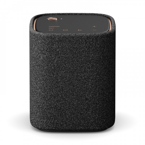 Yamaha True X 1A Wireless Portable Bluetooth Speaker, Carbon Grey Front View