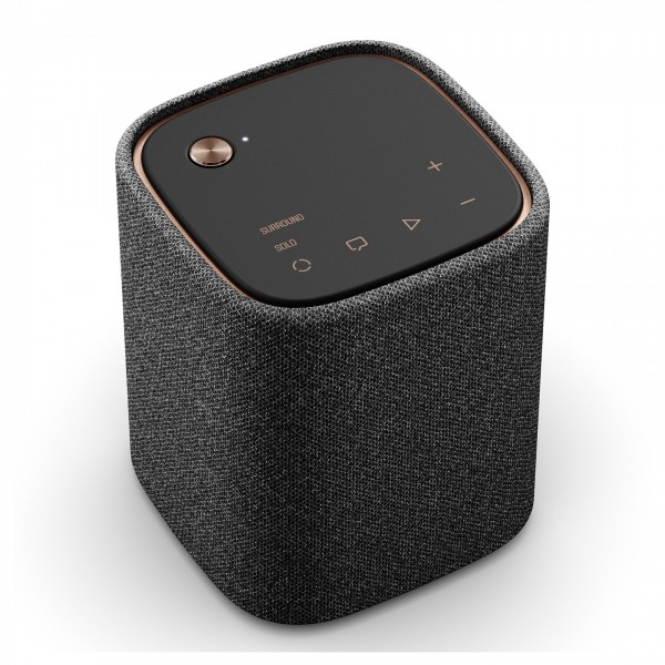 Yamaha True X 1A Wireless Portable Bluetooth Speaker, Carbon Grey Top View