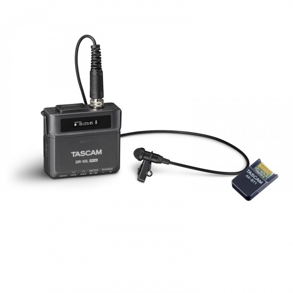 Tascam DR-10L Pro Digital Recorder with Bluetooth Adapter - 
