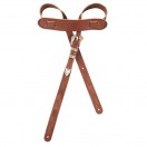 Gretsch Tooled Vintage Leather Guitar Strap, Walnut