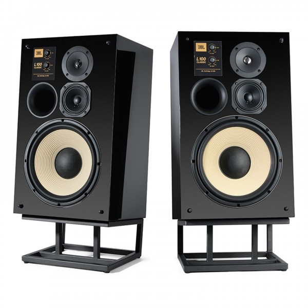 JBL JS-150 Extra Large Bookshelf Speaker Stands (Pair) Speaker View