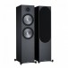Monitor Audio Bronze 500 Floorstanding Speakers (Pair), Black Front View