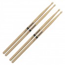 Promark Rebound 7A Hickory Acorn Wood Tip, 2 Pair Value Bundle