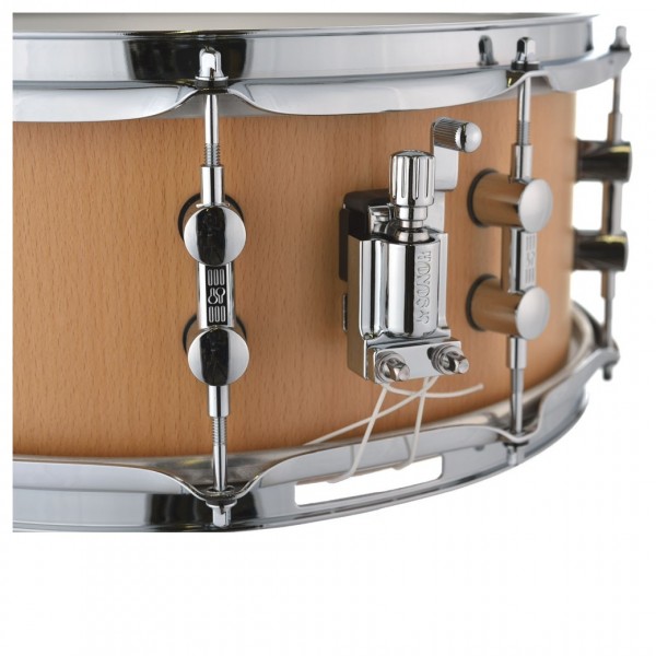 Sonor Kompressor 14 x 6" Natural Beech Snare Drum - Throwoff
