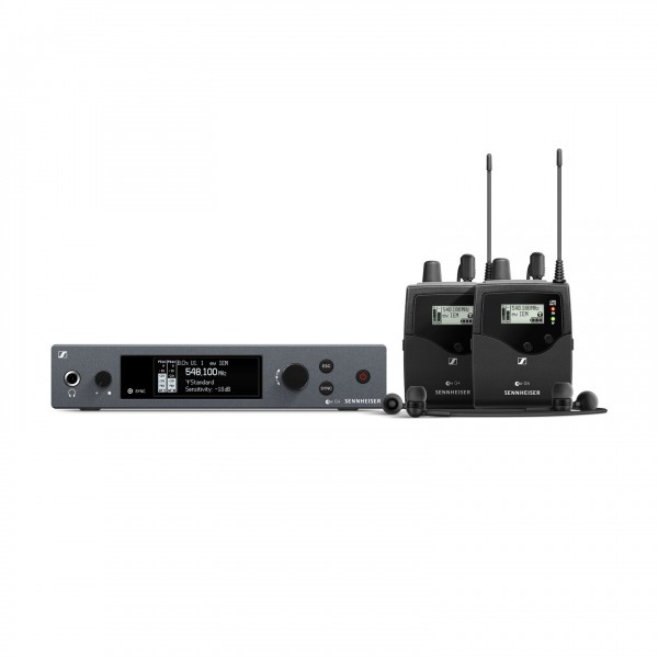 Sennheiser EW IEM G4 Wireless Twin In-Ear Monitor System, Ch70 1