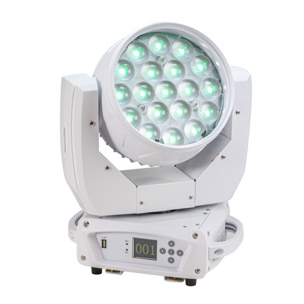 Eurolite LED TMH-X4 Moving Head Wash Zoom, White - Angled