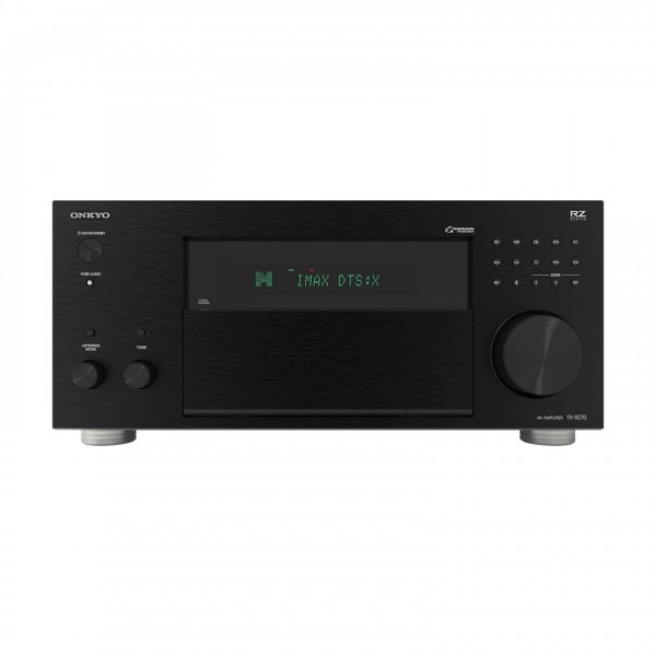 Onkyo TX-RZ70 11.2-Channel AV Receiver, Black Front View 