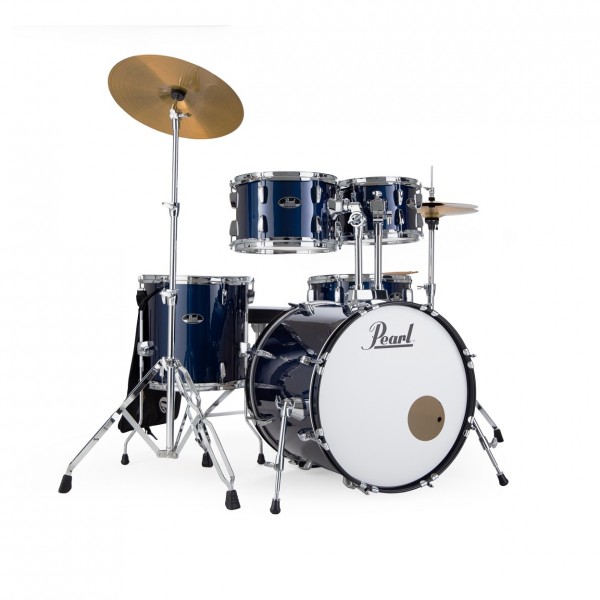 Pearl Roadshow 5pc Fusion Drum Kit w/Sabian Cymbals, Royal Blue