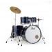 Pearl Roadshow 5pc USA Fusion Drum Kit w/Sabian Cymbals, Royal Blue