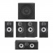 Bowers & Wilkins 607 S3 5.1 Surround Sound Speaker Package, Black