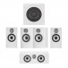 Bowers & Wilkins 607 S3 5.1 Surround Sound Speaker Package, White