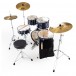 Pearl Roadshow 5pc Compact Drum Kit w/3 Sabian Cymbals, Royal Blue - back