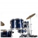 Pearl Roadshow 5pc Compact Drum Kit w/3 Sabian Cymbals, Royal Blue- toms