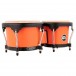 Meinl Journey Series Molded ABS Bongo, Electric Coral - Angle