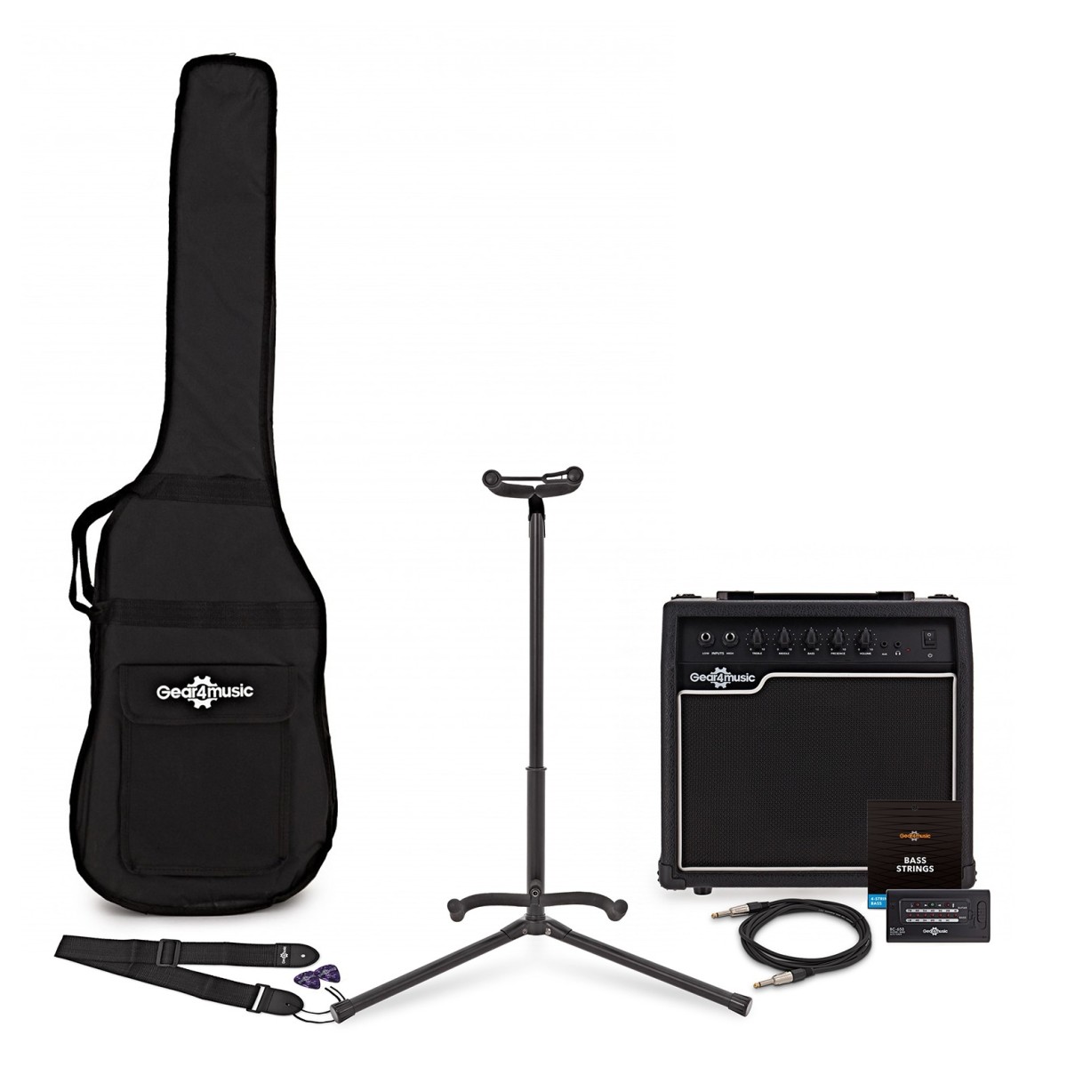 Click to view product details and reviews for 20 Watt Bass Amp Accessory Pack By Gear4music.