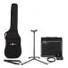 35 Watt Bass Amp & Accessory Pack by Gear4music