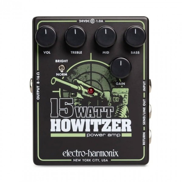 Electro Harmonix 15 Watt Howitzer Guitar Amp / Preamp Pedal