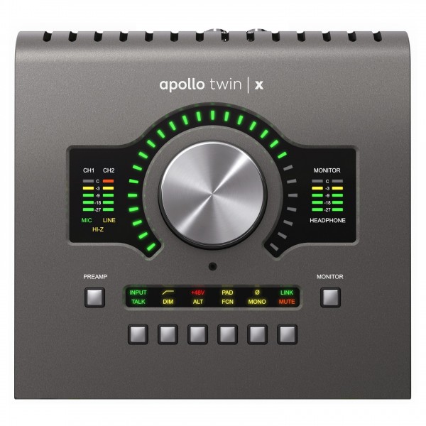 Universal Audio Apollo Twin X DUO USB HE (Desktop/WIN) - Top