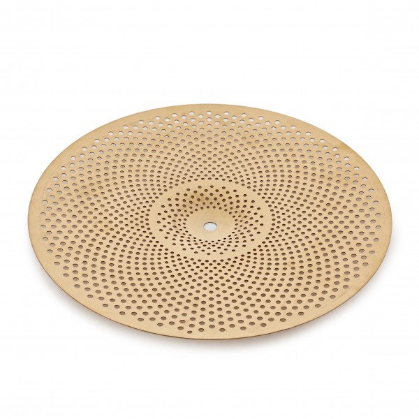 Gear4music Low Volume 14" Hi-Hat Cymbals, Gold