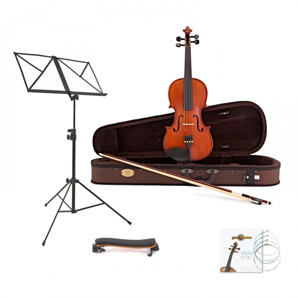 Stentor Student Standard Violin, 1/4 + Accessory Pack